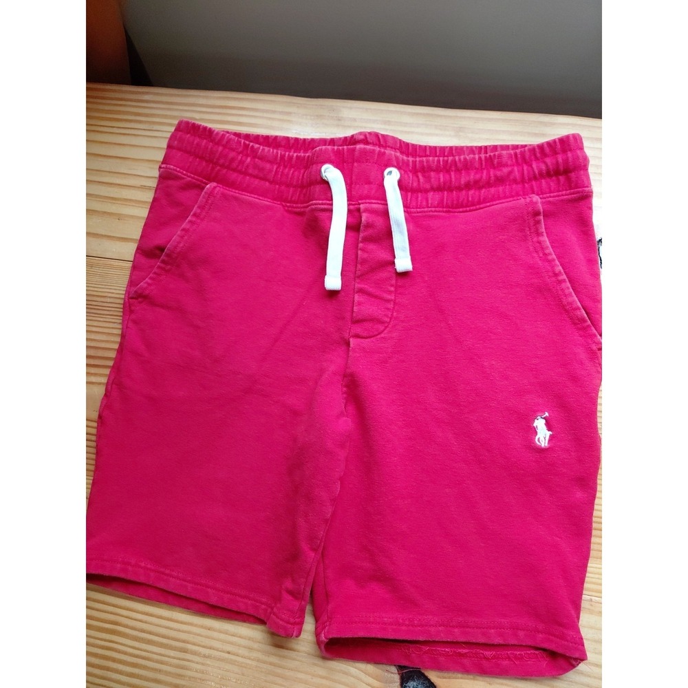 Rare VTG Y2k POLO RALPH LAUREN Small Pony Athletic Sweat Shorts 2000s  Red Sz S